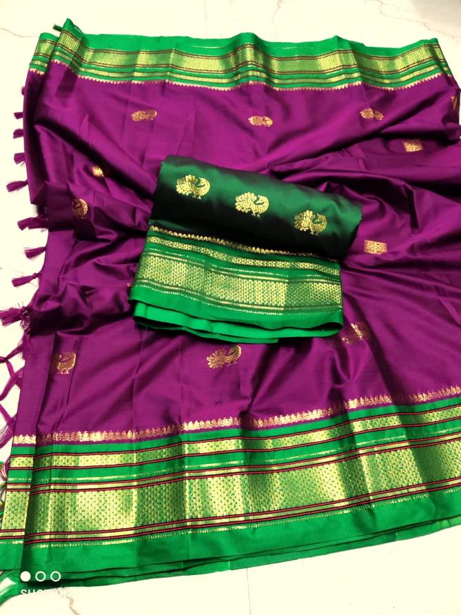 Afreen Butta Latest Fancy Casual Wear Cotton Silk Saree Collection